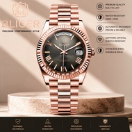 BLIGER 36mm 39mm Rose Gold Luxury Roman Numberal Dial Men's Watches Miyota8285 Day Week Date Functio