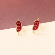 烤香腸-台灣食物 耳環 耳夾 生日禮物