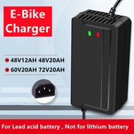 48V 12AH 48V 20AH 60V 20AH 72V 20AH with Fan Electric Bike charger Battery Charger Ebike E-Bike Char