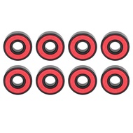8 Pcs Ceramic Bearings High Speed Wear Resistant for Skate Skateboard Wheel