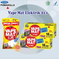 Paket Hemat Fumakilla Vapee Mat elektrik Alat+Refill Mat isi 21 - Obat Nyamuk elektrik tanpa Asap O