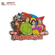 All-round - We are Indonesia fridge magnet souvenirs from Indonesia
