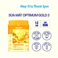 (HSD T6-2027) (Mẫu Mới + Có Tích Điểm) Sữa Bột Vinamilk OPTIMUM GOLD 3 850g.