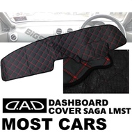 Non Slip Car Dashboard Cover Dash mat For Proton Saga Old lama 2 LMST Red Line / Black Line (No DaD Logo)