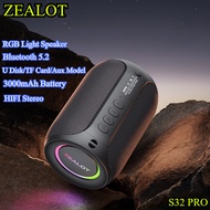 [Local Shipping]ZEALOT S32PRO Mini Bluetooth Speaker Portable Wireless Column HIFI Stereo Waterproof