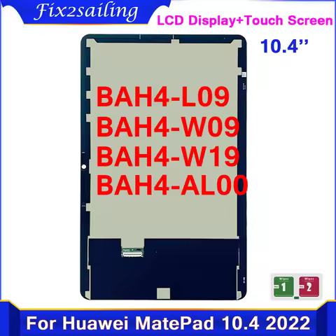 Tested For HUAWEI MatePad 10.4 2022 Display BAH4-L09 BAH4-W09 BAH4-W19 BAH4-AL00 BAH4 LCD Touch Scre
