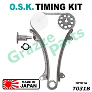 100% O.S.K. Timing Chain Kit Set Toyota Ipsum ACM21 Rav4 Rav 4 ACA21 1AZ-FE 2AZ-FE Caldina AZT241 (1