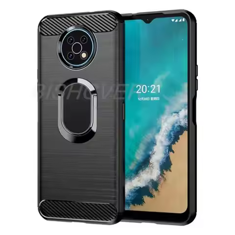 For Nokia G50 Brushed Carbon Fiber Silicone Shockproof Case For Nokia X10 X20 G10 G20 XR20 1.4 6.2 7