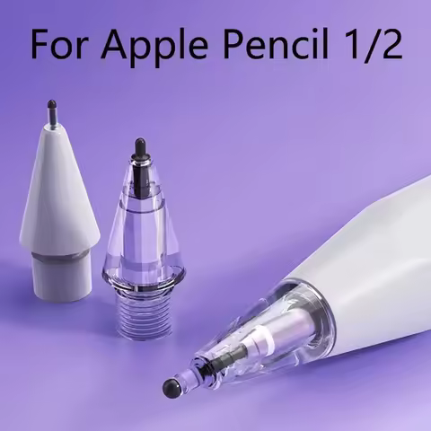 Pencil Tips 4B 2B HB For Apple Pencil 1/2 Gen Replacement Crystal Diamond Tips Anti-wear Stylus Pen 