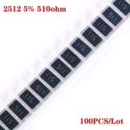 100pcs 2512  SMD Chip Resistor 510R 510ohm 511 1W SMD Resistor