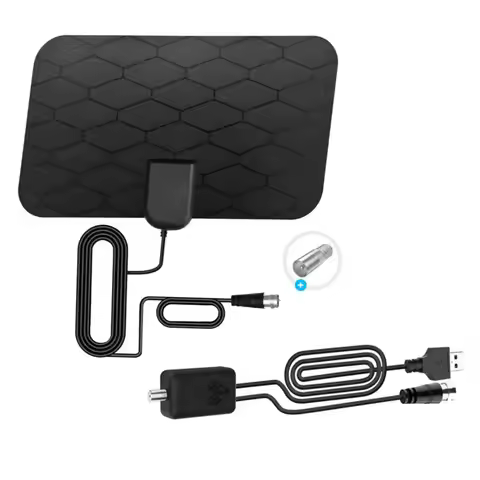 Indoor HDTV Antenna Mini Mesh Design 4K 1080P DVB T2 Digital TV Antenna Enhanced Signal Reception