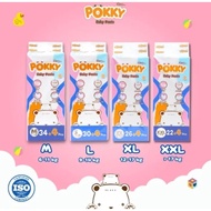Pokky Baby Pants Disposable Diaper Pants M34+4/L30+4/XL26+4/XXL22+4