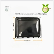 WE  for Midea X6-242E X6-348E Microwave steamer 34L L Glass steaming tray, baking tray, baking rack 