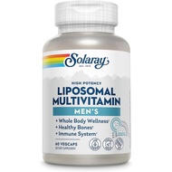 SOLARAY Liposomal Multivitamin for Men, Enhanced Absorption Immune, Energy & Bone Support, Mens Dail