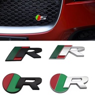 R-SPORT R S Logo Nameplate For Jaguar E-PACE I-PACE S-TYPE XF XE XJ XF XJL F-PACE Car Fender Trunk 3