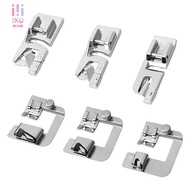 6 Pcs Rolled Hem Presser Foot, Hemming Foot Kit for Sewing Rolled Hemmer Presser Foot for Singer, Brother, Janome Easy to Use