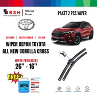 TOYOTA Wiper All New Corolla Cross Frameless Car Windshield Wiper Fluid