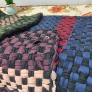 Thick, Soft, Reversible Woven Floor Mat 50x35 Cm for Feet