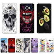 A18-Mixture theme soft CPU Silicone Printing Anti-fall Back CoverIphone For Samsung Galaxy c5/c5 pro/c7/c7 pro/c9 pro