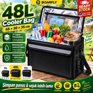 SOARFLY 48L Beg Penghantaran Makanan Thermal Cooler Bag Waterproof Oxford GrabFood foodpanda Beg Sej