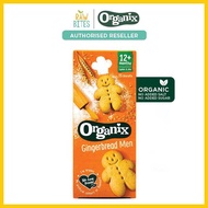 Organix Baby Food Gingerbread Men Biscuits 135g / 15 Biscuits [12 mos+] (Organic, No Added Sugar)