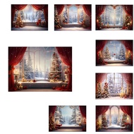 210x150cm Christmas Background Cloth Christmas Window Children Photo Studio Photo Photography Backdrops