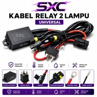 RELAY BILED H4 2 LIGHTS MOTORCYCLE CAR H4 BILED UNIVERSAL SXC