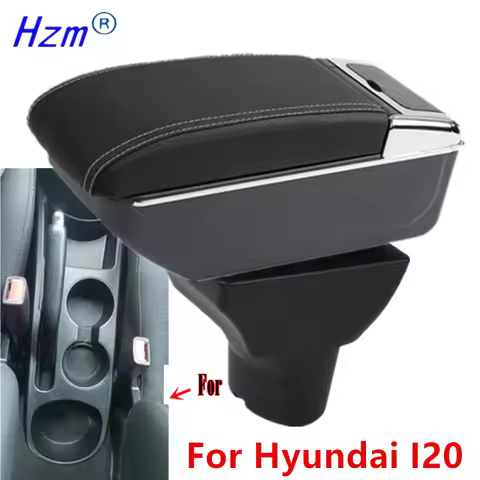 For Hyundai I20 Armrest Box For Hyundai I20 Car Armrest Center Storage box Interior Dedicated Retrof