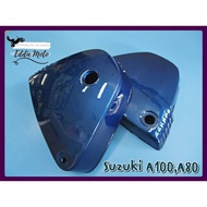 SUZUKI A100 AS100 A80 AS80 -- "BLUE" SIDE COVER SET PAIR // Bag Car