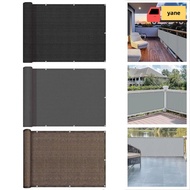 YANE Balcony Shade Cloth, Waterproof 3/5/6M Sun Shading Sails, Thicken Fencing  Garden Porch Pool