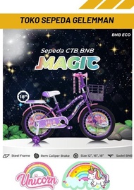 Terlaris!!! Sepeda Mini Anak Perempuan Bnb Magic 12 16 18 Inch