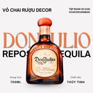 [DECOR] Decorative wine bottles Don Julio Reposado Tequila Making decor items, desk decor