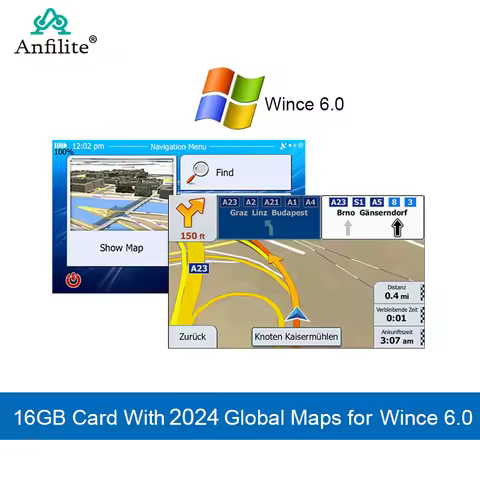 GPS map micro SD cards 16GB for windows ce 6.0 New latest Map free update for Gps Navigation Europe/
