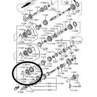 Mazda T3500 4X4 Hub Clutch 5th & Rev .