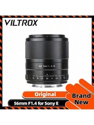 Viltrox 56mm F1.4 56/1.4 E大光圈自動對焦鏡頭,適用於e接口相機a6600 A5000 A5100 A6000 A6300