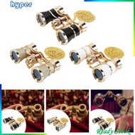 [Hyper] Theater Binoculars, Opera Glasses Small Telescope with Foldable Handle, Vintage Mini Binocul