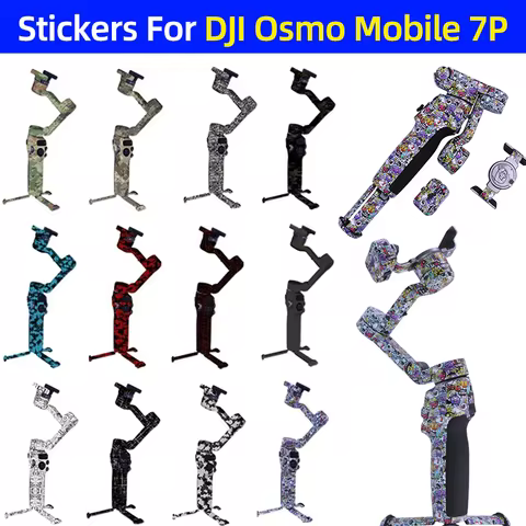 For DJI Osmo Mobile 7P Stickers Anti-scratch Protective Film Waterproof Decals OM7P Handheld Gimbal 
