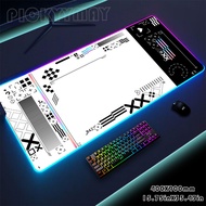 Design Backlight Gaming Mousepad Desk Pad RGB Gamer Mousepads Mouse Pad LED Non-Slip Rubber Mouse Mat Keyboard Mats