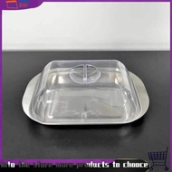 【jiaobin1】Butter Container - White Butter Fridge Storage Container Butter Storage Box,Metal Butter B