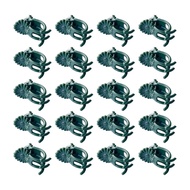  20pcs Orchid Clips Plant Support Stem Clamps Garden Flower Vine Plant Support