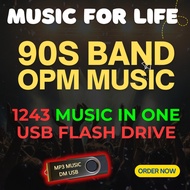 USB Flash Drive with 90s Bands Tagalog Songs High-Quality Files