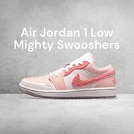 👟Air Jordan1 low mighty swooshers DM5443-666 漸層粉紅 毛絨絨新款 男女鞋