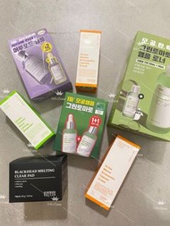 現貨 - 韓國SUNGBOON 山葡萄 / 綠蕃茄精華 / 綠番茄棉片 / 蝦青素 / 溶解黑頭棉片 / 滿$450送2片面膜