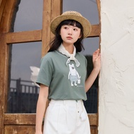 BY IHAPPY | เสื้อยืดลำลองปักลาย