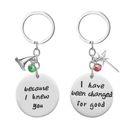 2 Alloy Necklace For Friends Because I Knew You I Have Been Changed For Good Gifts For T4h2