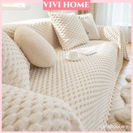 Thicken Plush Sofa Cover Cushion Universal Sofa Towel Protector Combination for 1 2 3 4 Seater L Sha
