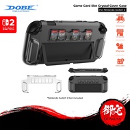 【10.25 SALE】DOBE Nintendo Switch 2 Protective Crystal Case Multiple Game Card Slot Cover Case