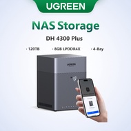 UGREEN NASync DH4300 Plus 4-Bay Desktop NAS, Support Capacity 120TB (Diskless), Remote Access, Begin