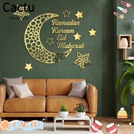 CACTU Wall Sticker, DIY Removable Mirror Stickers,  Home Decorations Ramadan Decors Arylic Eid Mubarak Wall Decal