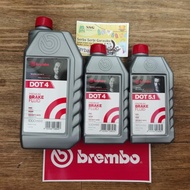 ORI - BRAKE FLUID MOTORCYCLE CAR BRAKE OIL DOT 4 DOT4 500ML BREMBO ORIGINAL